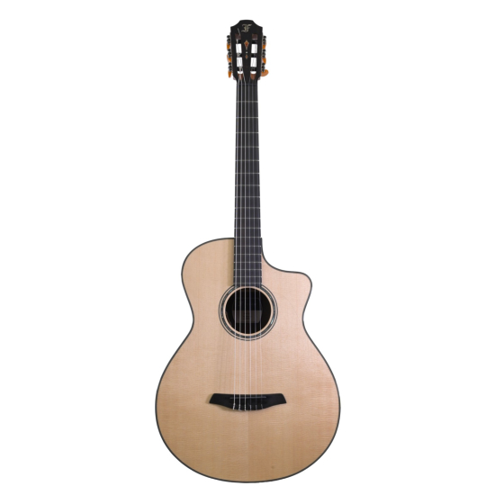 Guitare electro-acoustique furch gn4 grand crossover nylon s-r 45mm lrb1