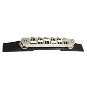 --- DISCONTINUE ---Gretsch Bridge Assembly Adjusto-Matic Nickel with ebony base