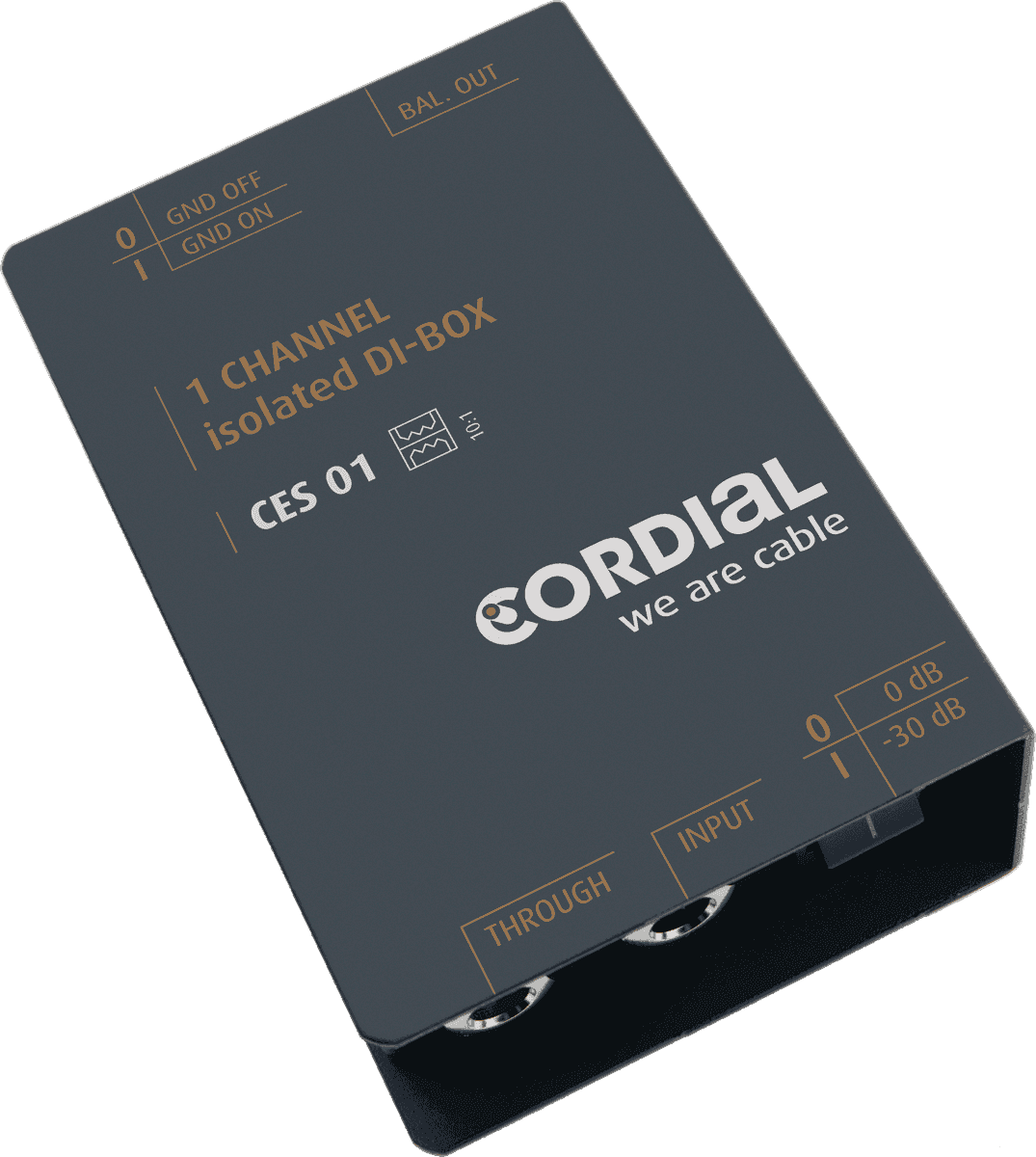 Cordial CES01 - boite de direct passive 1 canal