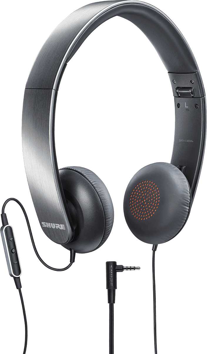 --- DISCONTINUE ---Shure SRH145MPLUS - casque ferme + micro/telecommande