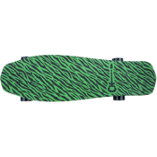 Skateboard Charvel neon green Bengal stripe by Aluminati