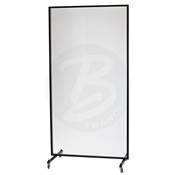 BERGERAULT EP2X120 - Cloison de protection transparente mobile sur roulettes 2m x 1,20 m