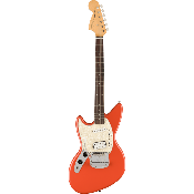 Fender Kurt Cobain Jag-Stang Signature Touche Palissandre Fiesta Red Gaucher