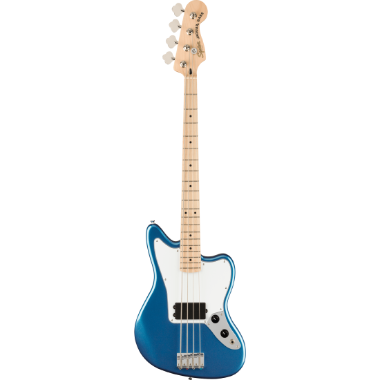 --- DISCONTINUE ---Affinity Series Jaguar Bass H, Maple Fingerboard, White Pickguard, Lake Placid Blue