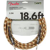 --- DISCONTINUE ---Câble Jack Fender Professionnal Serie Camo 5.5M