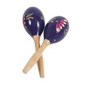 Fuzeau 1413 - Maracas en bois peint - 20 cm