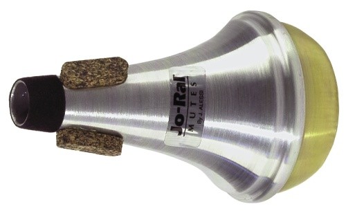 Jo-ral 1B - Sourdine droite aluminium fond laiton pour trombone ténor