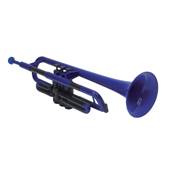Jiggs Pbone pTrumpet - Trompette Sib plastique bleue avec housse et 2 embouchures