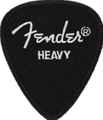 Fender Heavy Pick Patch, Black