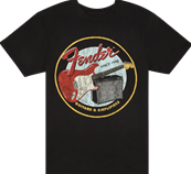 Fender 1946 Guitars & Amplifiers T-Shirt, Vintage Black, XXL