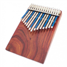 Kalimba électro Hugh Tracey Alto Celeste 15 Notes Board-Resonator