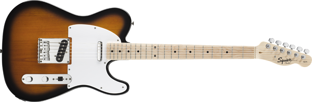 --- DISCONTINUE ---Squier Affinity Telecaster Maple Fingerboard, 2-Color Sunburst