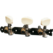 Yellow Parts EZ1768N - Mécaniques Acoustique Platine Nickel Boutons Plastique