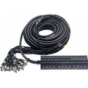 Stagg NSB-30/24X8XR - Boitier multicâbles 24 XLR Mal / 8 XLR Fem - 30M