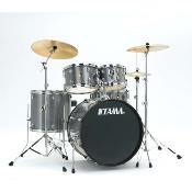 Tama RM50YH6C-GXS - kit Rhythm Mate 5 futs avec accessoires et cymbales - Galaxy Silver