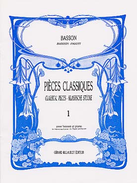 Billaudot Sciortino - Petites pièces classiques pour basson vol. 1