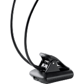 K M 12259 - lampe de pupitre 2 bras à 2 Leds avec batterie