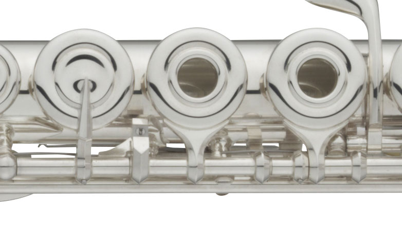 Yamaha YFL482H - Flûte traversière avec tête et tube argent patte de Si