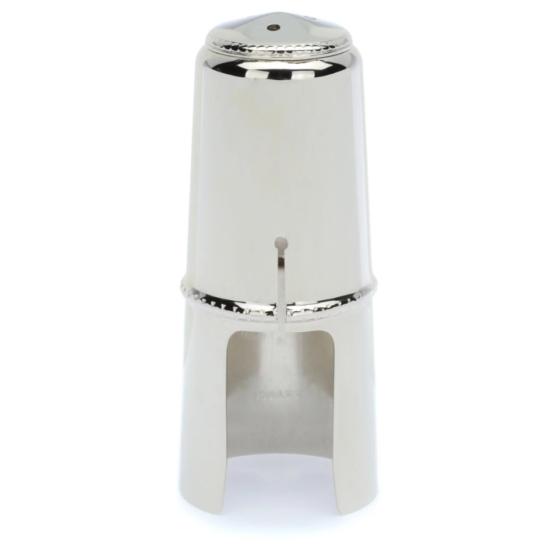 BONADE - Couvre bec pour ligature de clarinette Sib avec vis inversées - Argenté