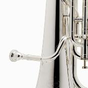 Besson PRODIGE BE165 - Euphonium 4 pistons (3+1) argenté avec étui sac à dos rigide