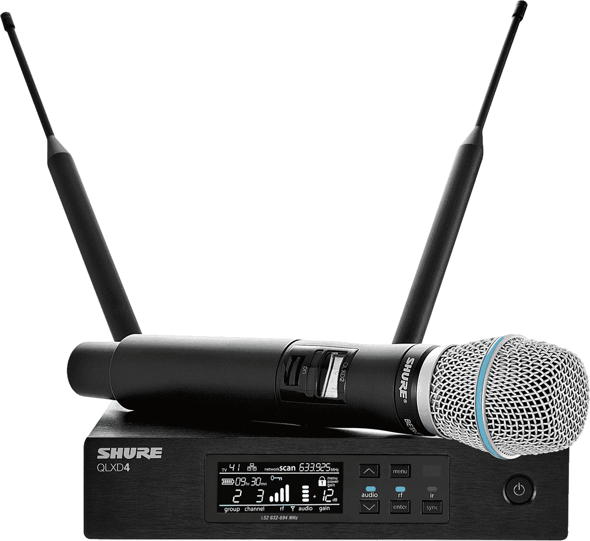 Shure QLXD24-B87A-G51 - syst hf simple main beta87a