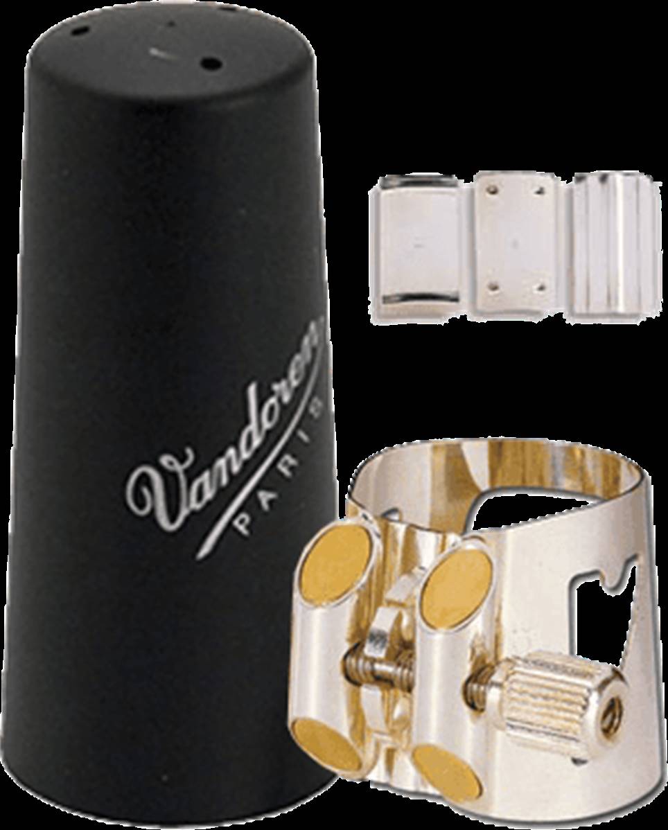 Vandoren Optimum LC03P Ligature avec couvrebec plastique pour
