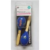 Fuzeau 91413 - maracas violettes l.20 cm, sous blister