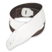 Sangle Soldier cuir blanc artique surpiqué