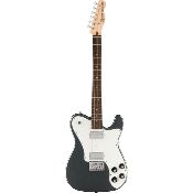 Affinity Series Telecaster Deluxe, Laurel Fingerboard, White Pickguard, Charcoal Frost Metallic