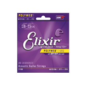 Elixir 11100 - Jeu de Cordes Guitare Acoustique Medium 13-56