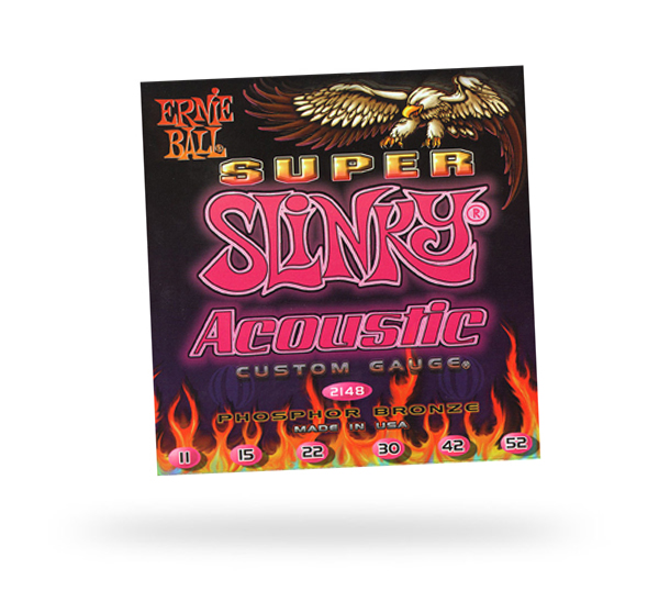 Ernie Ball 2148 - Cordes Acoustiques Slinky Phosphore 11-52