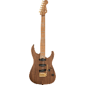 Pro-Mod DK22 SSS 2PT CM Mahogany with Walnut, Caramelized Maple Fingerboard, Natural