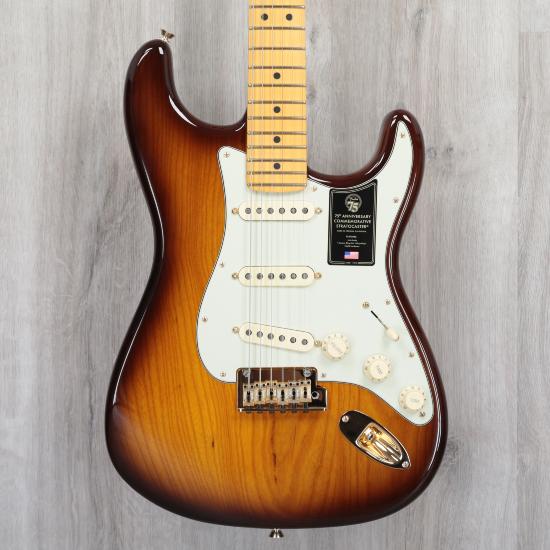 Guitare électrique Fender 75th anniversary stratocaster bourbon burst