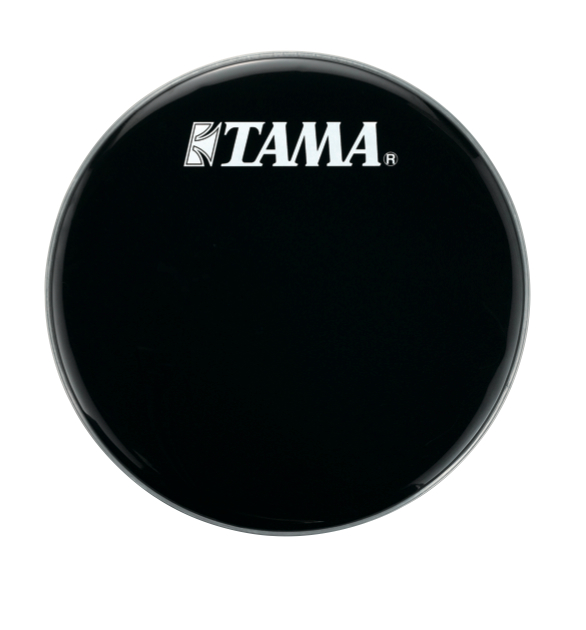 Tama BK20BMWS - peau de résonnance noire 20 logo Tama