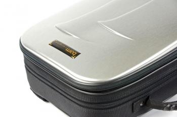 Bam Cases Etui pour 2 clarinettes Sib/La New Trekking Aluminium Brossé