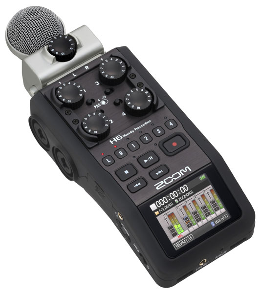 --- DISCONTINUE ---Zoom H6 - Enregistreur Portable Stéréo 6 Pistes