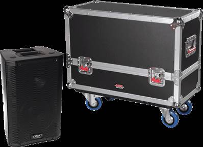 Gator Flight case pour 2 enceintes QSC K8