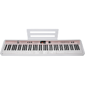 piano numérique nux npk-20 piano numérique blanc 88 touches