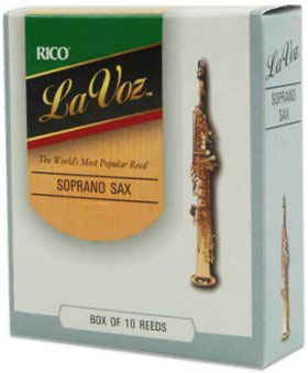 D'Addario La voz médium hard - boite de 10 anches saxophone soprano