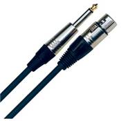 Yellow Cable M10J/S - Cordon sono microphone Profile 6mm (jack M symétrique / XLR F / 10m)