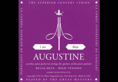 Augustine Regal blue Cordes guitare classique tirant fort