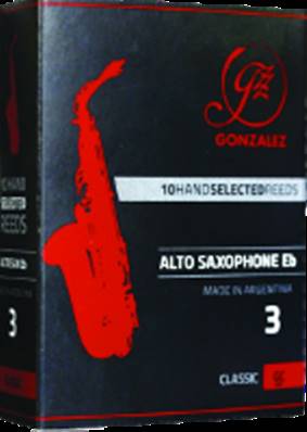 Gonzalez SAC25 - Classique force 2,5 - anches saxophone alto - Boîte de 10 anches