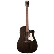 --- DISCONTINUE ---art Lutherie Americana Faded black CW QIT dreadnought