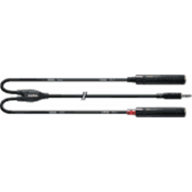 Cordial CFY0.3WGG - mini-jack stéréo/2 jacks f. - 0.30m