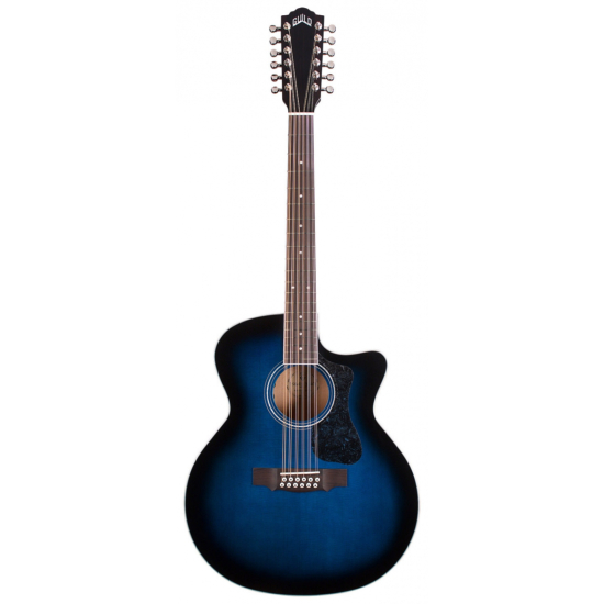 GUILD F-2512CE Deluxe Dark Blue Burst