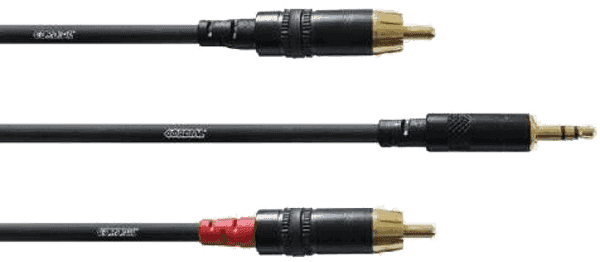 Cordial CFY6WCC - câble bretelle rean 3.5mm stéréo/2x rca 6m