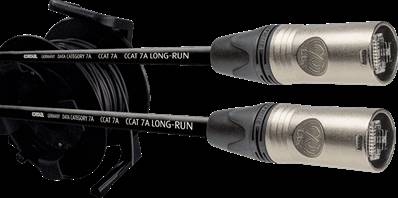 Cordial CSE75NN7A-LONGRUN-SD - bobine scène cat7a ethercon/ethercon - 75m