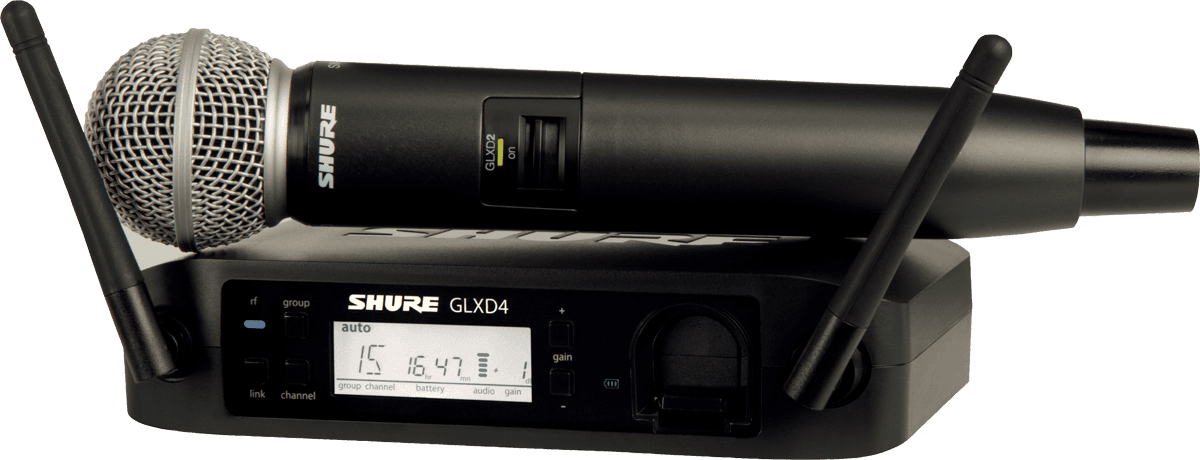 --- DISCONTINUE ---Shure GLXD24E-SM58-Z2 - syst hf main sm58 2.4ghz