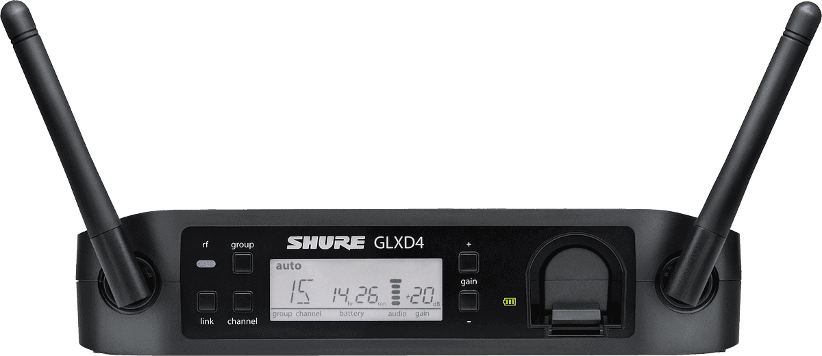 --- DISCONTINUE ---Shure GLXD4E-Z2 - recepteur simple 2.4ghz