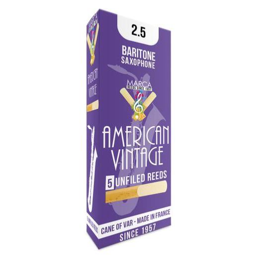 MARCA AMERICAN VINTAGE 2 - Anches saxophone baryton - boite de 5
